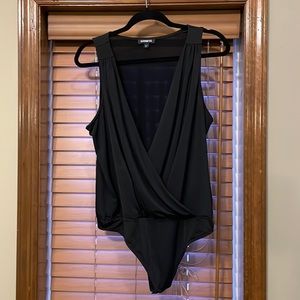 Express black bodysuit size L never worn